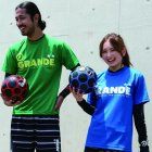 他の写真2: GRANDE COLORFUL DOT PROTO TYPE DRY MESH T-SHIRTS BLUE/WHITE