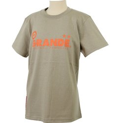 画像1: カラフルキッズTシャツ ベージュ/オレンジ  