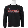 グランデ.エフ.ピー.カモ.プロトタイプ.ロングスリーブTシャツ ブラックｘレッド