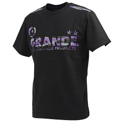 画像1: GRANDE CAMO PROTO TYPE T-SHIRTS BLACK/PURPLE