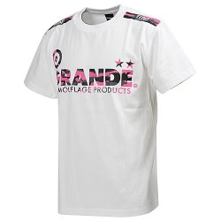 画像1: GRANDE CAMO PROTO TYPE T-SHIRTS WHITE/PINK