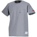 gfp.EMBROID POCKET S/S-T HEATHER