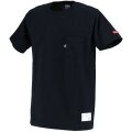 gfp.EMBROID POCKET S/S-T BLACK