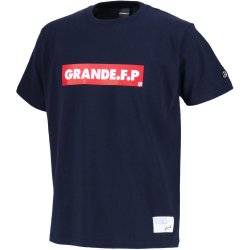 画像1: GRANDE.F.P PRINT S/S-T NAVY/WHITE