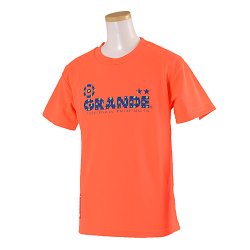 画像1: GRANDE MONOGRAM PROTO TYPE DRY MESH T-SHIRTS N.ORANGE/NAVY