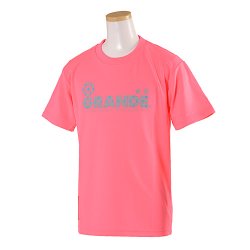 画像1: GRANDE MONOGRAM PROTO TYPE DRY MESH T-SHIRTS N.PINK/GRAY