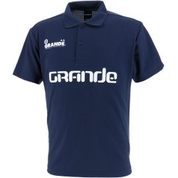 画像1: GRANDE.F.P　ベーシック．ムーブメント.ポロシャツ　ネイビーｘホワイト