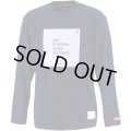 BOX PRINT L/S-T NAVY