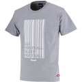 Barcode PRINT S/S-T GRY/WHITE