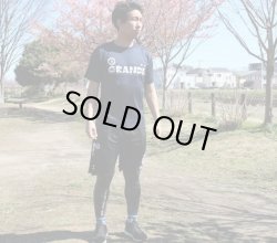 画像3: 【キッズ＆ジュニアサイズ】GRANDE タータンチェック柄 ジュニアドライメッシュTシャツ　ネイビー/ホワイト