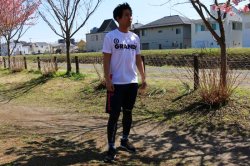 画像3: GRANDE COLORFUL DOT PROTO TYPE DRY MESH T-SHIRTS WHITE/BLACK