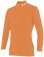 画像1: 【ジュニアサイズ対応】GRANDE.F.P　ベーシックインナーハイネック.ロングスリーブシャツ 　オレンジ (1)