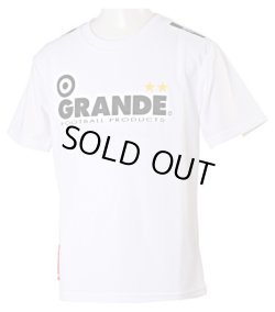 画像1: GRANDE PROTO TYPE DRY MESH KIDS T-SHIRTS ホワイト×ブラック