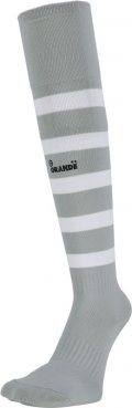 GRANDE FOOTBALL BORDER SOCKS GRY/WHT