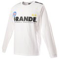 GRANDE プロトタイプ　ロングスリーブTシャツ ホワイト/ブラック