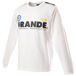 画像1: GRANDE プロトタイプ　ロングスリーブTシャツ ホワイト/ブラック