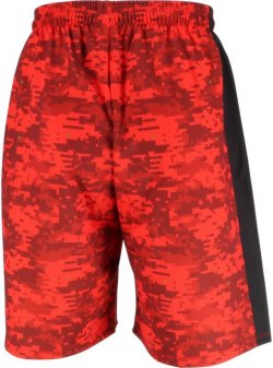 画像2: 【ジュニア】2-TONE DISITAL CAMO GAME PANTS RED/BLACK