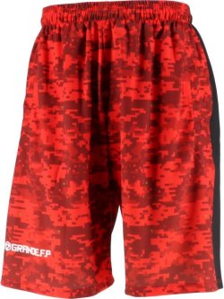 画像1: 【ジュニア】2-TONE DISITAL CAMO GAME PANTS RED/BLACK