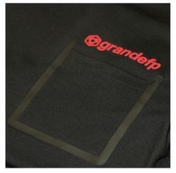 画像3: GRANDE.F.PシームテープポケットTシャツ　ブラック×レッド