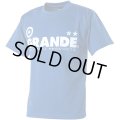 GRANDE COLORFUL DOT PROTO TYPE DRY MESH T-SHIRTS BLUE/WHITE