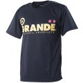 GRANDE COLORFUL DOT PROTO TYPE DRY MESH T-SHIRTS NAVY/YELLOW