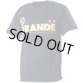 GRANDE COLORFUL DOT PROTO TYPE DRY MESH T-SHIRTS NAVY/YELLOW