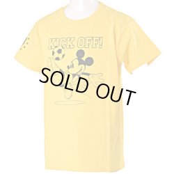 画像1: 【ジュニア＆キッズ.サイズ】グランデ.エフ.ピー. ディズニーコレクション「DISNEY COLLECTION T-SHIRTS KICK OFF」 イエロー