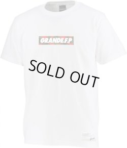 画像1: GRANDE.F.P.ハイビスカス.ラバーTシャツ　ホワイトｘレッド