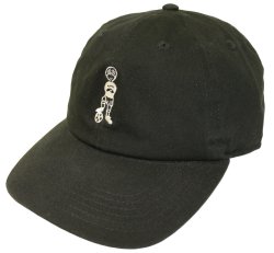 画像1: GRANDE.F.P. サッカーボーイ刺繍ウォッシュドツイル．ＢＢ．キャップ　ブラックｘホワイト