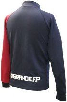 他の写真2: GRANDE.F.P プロト.２－ウェイス.ストレッチジャージ.ジップパンツ　ネイビーｘバーガンディ（ワイン）