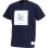 画像1: GRANDE.F.P.FOOTBALLメッセージ.ボックスロゴ半袖Tシャツ　ネイビーｘホワイト (1)