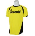 【ジュニアサイズ】GRANDE.F.P クロスカット.ベーシックプラクティスシャツ ゴールドイエロー/ブラック