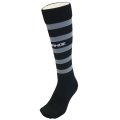 GRANDE.F.P BORDER FOOTBALL SOCKS ブラックｘダークグレー