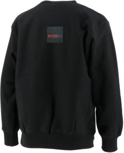 画像3: GRANDE.F.P BASICヘキサゴンスウェットクルー.トレーナー ブラックxレッド