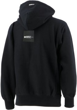 画像3: GRANDE.F.P BASICヘキサゴンスウェットプルパーカー ブラックxホワイト