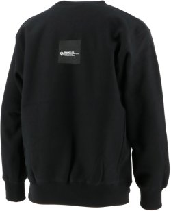 画像3: GRANDE.F.P BASICヘキサゴンスウェットクルー.トレーナー ブラックxホワイト