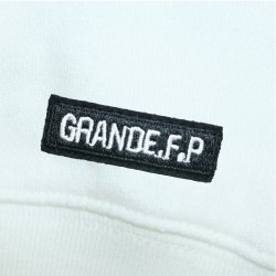 画像6: GRANDE.F.P BASICヘキサゴンスウェットクルー.トレーナー ホワイトxブラック