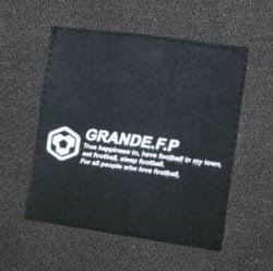 画像5: GRANDE.F.P BASICヘキサゴンスウェットプルパーカー ブラックxホワイト