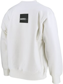 画像3: GRANDE.F.P BASICヘキサゴンスウェットクルー.トレーナー ホワイトxブラック