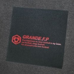画像5: GRANDE.F.P BASICヘキサゴンスウェットクルー.トレーナー ブラックxレッド