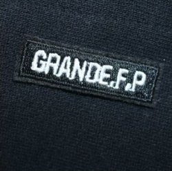 画像6: GRANDE.F.P BASICヘキサゴンスウェットプルパーカー ブラックxレッド