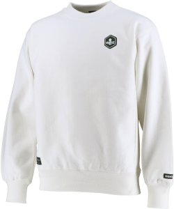 画像1: GRANDE.F.P　BASICヘキサゴンスウェットクルー.トレーナー　ホワイトｘブラック