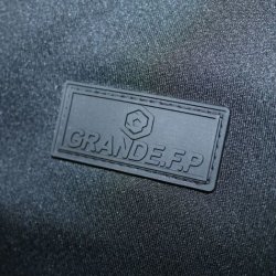 画像3: 【BIGサイズ対応】GRANDE.F.P定番アクティブドライメッシュ．2-ボタン.ボタンダウンポロシャツ "　ブラック