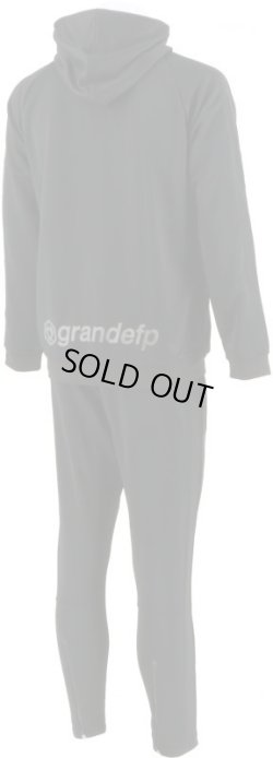 画像5: 【BIGサイズ対応商品】GRANDE.F.P.GRANDE.F.P 2トーン.ハイパー.フーデット.パイルジャージジャケット　ブラックｘブラック
