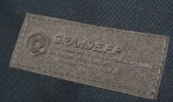 画像4: GRANDE.F.P.ヘキサゴン.ワークシャツ ブラック