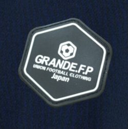 画像5: 【BIGサイズ対応商品】GRANDE.F.P..ハイパーロゴ.ヘキサゴン.プラクティスパンツ　ネイビーｘホワイト