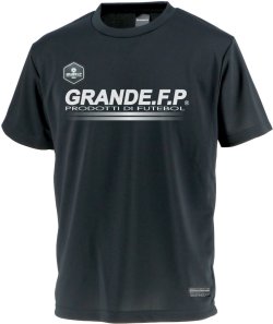 画像2: 【BIGサイズ対応】GRANDE.F.P.ハイパーロゴ.ヘキサゴン.プラクティスシャツ　　ブラックｘホワイト