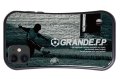 グランデ.F.Pサッカーキッド耐衝撃吸収型iphone11/XR対応グリップケース　ブラック