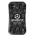 グランデ.エフ.ピー　カレイドスコープ柄耐衝撃吸収型iphone11/XR対応グリップケース　ブラック