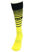 MULTI BORDER FOOTBALL SOCKS 　レモンイエローｘブラック